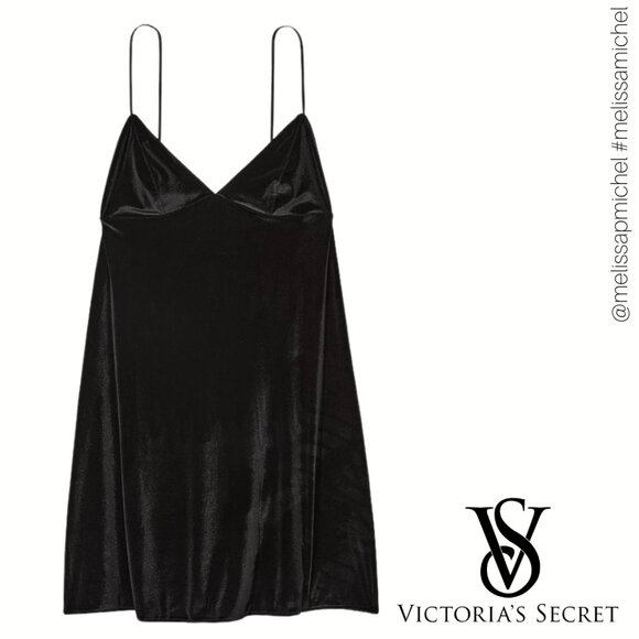 NWT VS Velvet Lounge Slip Dress - Picture 2 of 5